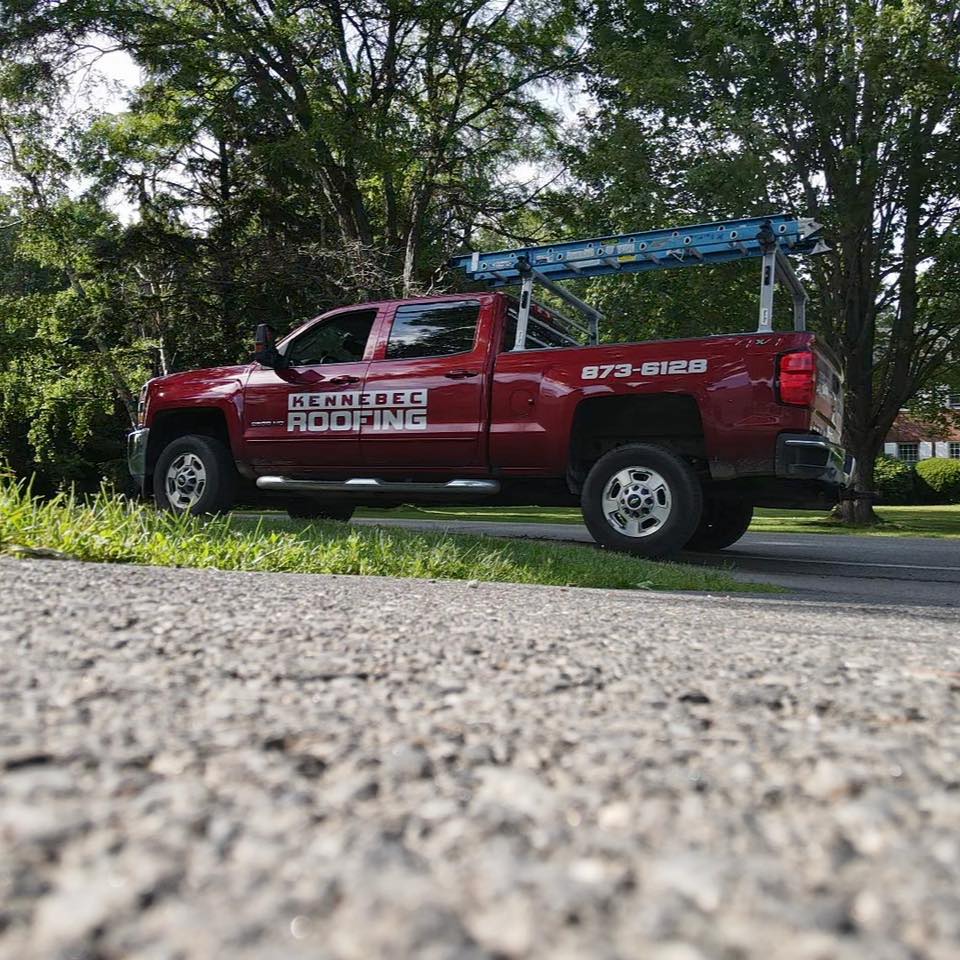 Kennebec Roofing Truck